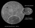 Место посадки космического аппарата Chang'E 4 и работы лунохода Yutu 2 на обратной стороне Луны