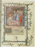 Болезнь французского короля Людовика IX. Людовик даёт обет отправиться в крестовый поход