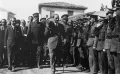 Президент Турции Мустафа Кемаль во время инспекции офицерской школы. Стамбул. 1926 