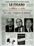 Передовица Le Figaro, посвящённая референдуму по Маастрихтскому договору