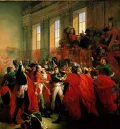 Франсуа Бушо. Наполеон Бонапарт в Совете пятисот 10 ноября 1799. 1838–1840 