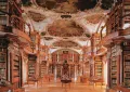 Швейцария. Интерьер библиотеки монастыря Святого Галла