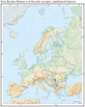 Река Велика-Морава и её бассейн на карте зарубежной Европы