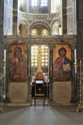 Алтарная преграда кафоликона монастыря Осиос-Лукас в Фокиде. 1030-е – 1040-е гг.