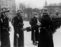 Сбор полка «Лейбштандарт СС Адольф Гитлер», занимавшегося личной охраной Адольфа Гитлера. Берлин. Ноябрь 1938