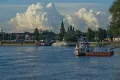 Река Кубань в районе г. Краснодар (Краснодарский край, Россия)