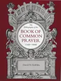 The bibliography of the Book of Common Prayer, 1549–1999