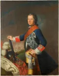 Георг Давид Матьё. Портрет короля Пруссии Фридриха II. 1743