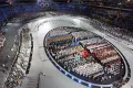 Церемония открытия XX Олимпийских зимних игр на Олимпийском стадионе «Гранде-Торино» в Турине. 2006