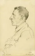 Пётр Нерадовский. Портрет Александра Блока. 1920