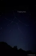 Созвездие Геркулес на небе