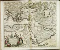 Юстус Данкертс. Карта Османской империи. Ок. 1688