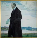 Михаил Нестеров. Мыслитель (Портрет профессора И. А. Ильина). 1921–1922