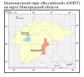 Национальный парк «Валдайский» (ООПТ) на карте Новгородской области