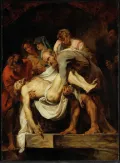 Питер Пауль Рубенс. Положение во гроб. Ок. 1612–1614. Копия с картины Караваджо