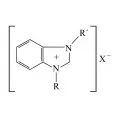 Структурная формула солей 1,3-диалкилбензимидазолия