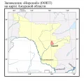 Заповедник «Норский» (ООПТ) на карте Амурской области