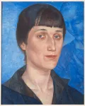 Кузь­ма Петров-Водкин. Портрет Анны Ахматовой. 1922