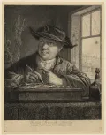 Георг Фридрих Шмидт. Автопортрет. 1758