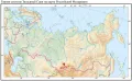 Горная система Западный Саян на карте России