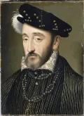 Франсуа Клуэ. Портрет короля Франции Генриха II. 17 в.