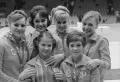 Сборная СССР по спортивной гимнастике завоевала золотые медали в командном первенстве на Играх XIX Олимпиады. 1968