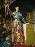 Жан-Огюст-Доминик Энгр. Жанна д'Арк на коронации Карла VII в Реймсе. 1854