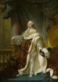 Антуан-Франсуа Калле. Портрет короля Франции и Наварры Людовика XVI в коронационном одеянии. 1779. Замок Амбрас, Инсбрук (Австрия)