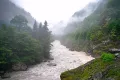 Кодорское ущелье. Река Кодори (Абхазия)