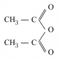 Структурная формула ацетангидрида
