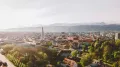Клагенфурт-ам-Вёртерзе (Австрия). Панорама города