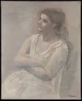 Пабло Пикассо. Женщина в белом. 1923