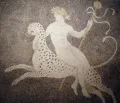 Дионис верхом на леопарде. Дом Диониса, Пелла (Греция). 4 в. до н. э.