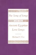 The Song of Songs and the ancient Egyptian love songs