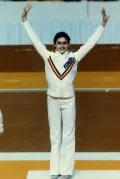 Надя Комэнеч  – чемпионка Игр XXI Олимпиады по спортивной гимнастике. 1976