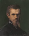 Франц фон Ленбах. Автопортрет. Ок. 1856–1858