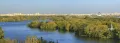 Вид на реку Москва из музея-заповедника Коломенское, Москва