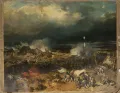 Эжен Лами. Сражение при Ваттиньи. 16 октября 1793 г. 1837