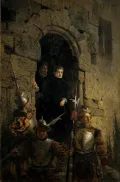 Василий Поленов. Арест гугенотки Жакобин де Монтебель, графини д’Этремон. 1875