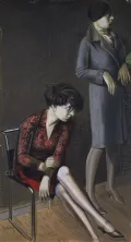 Карл Хуббух. Двойной портрет Хильды. 1929
