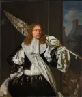 Ари де Войс. Портрет знаменосца лейденских стрелков. 1664