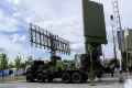 Модуль сантиметрового диапазона длин волн радиолокационного комплекса 103Ж6 «Ниобий-М» на Международном военно-техническом форуме «Армия-2019». 29 июня 2019