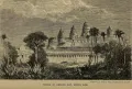 М. Гио. Храм Ангкор-Ват. Гравюра из книги: Mouhot H. Travels in the central parts of Indo-China (Siam), Cambodia, and Laos: during the years 1858, 1859, and 1860. Vol. 1. London, 1864. P. 288