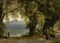 Сильвестр Щедрин. Озеро Альбано в окрестностях Рима. 1824