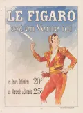 Жюль Шере. Рекламный плакат газеты Le Figaro. 1885