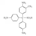 Структурная формула фуксинсернистой кислоты (реактив Шиффа)