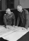 Франц Гальдер и Вальтер фон Браухич. 1939 