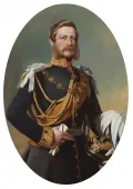 Альберт Грефле. Портрет кронпринца Германии Фридриха (будущего Фридриха III). 1863