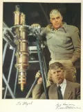 Сигурд и Рассел Варианы демонстрируют клистрон. 1953