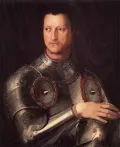 Аньоло Бронзино. Портрет Козимо I Медичи в доспехах. 1540-е гг.